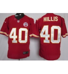 Nike Kansas City Chiefs 40 Peyton Hillis Red Elite NFL Jersey