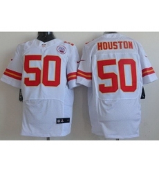 Nike Kansas City Chiefs 50 Justin Houston White Elite NFL Jersey