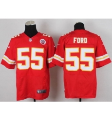 Nike Kansas City Chiefs 55 Dee Ford Red Elite NFL Jersey
