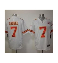 Nike Kansas City Chiefs 7 Matt Cassel White Limited NFL Jersey