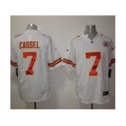 Nike Kansas City Chiefs 7 Matt Cassel White Limited NFL Jersey