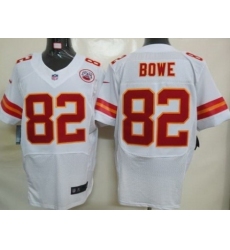 Nike Kansas City Chiefs 82 Dwayne Bowe White Elite NFL Jersey