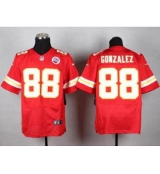 Nike Kansas City Chiefs 88 Tony Gonzalez Red Elite NFL Jersey