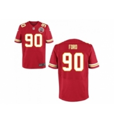 Nike Kansas City Chiefs 90 Dee Ford red Elite NFL Jersey