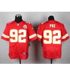 Nike Kansas City Chiefs 92 Dontari Poe Red Elite NFL Jersey