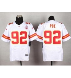 Nike Kansas City Chiefs 92 Dontari Poe White Elite NFL Jersey