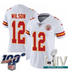 2020 Super Bowl LIV Women Nike Kansas City Chiefs #12 Albert Wilson White Vapor Untouchable Limited Player NFL Jersey