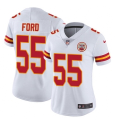 Nike Chiefs #55 Dee Ford White Womens Stitched NFL Vapor Untouchable Limited Jersey
