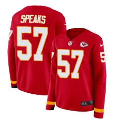 Nike Chiefs #57 Breeland Speaks Red Team Color Women Stitched NFL Jersey