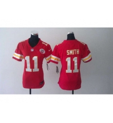 Nike Women NFL Kansas City Chiefs #11 Alex Smith Red Jerseys