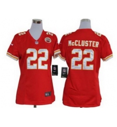 Women Nike Kansas City Chiefs 22# Dexter McCluster Red Nike NFL Jerseys