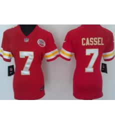 Women Nike Kansas City Chiefs 7# Matt Cassel Red Nike NFL Jerseys
