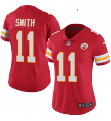 Womens Nike Kansas City Chiefs 11 Alex Smith Red Team Color Vapor Untouchable Limited Player NFL Jersey