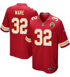 Nike Chiefs #32 Spencer Ware Red Team Color Youth Stitched NFL Elite Jersey