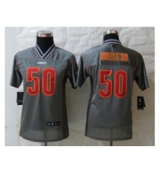 Nike Youth Kansas City Chiefs #50 Houston Grey Jerseys(Vapor)