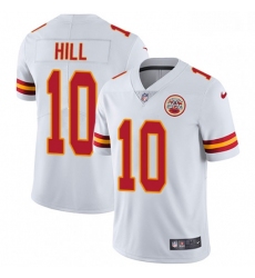 Youth Nike Kansas City Chiefs 10 Tyreek Hill White Vapor Untouchable Limited Player NFL Jersey