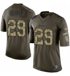 Youth Nike Kansas City Chiefs 29 Eric Berry Elite Green Salute to Service NFL Jersey