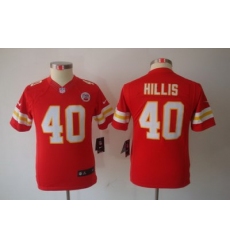 Youth Nike Kansas City Chiefs 40 Peyton Hillis Red Limited Jerseys