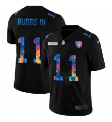 Las Vegas Raiders 11 Henry Ruggs III Men Nike Multi Color Black 2020 NFL Crucial Catch Vapor Untouchable Limited Jersey