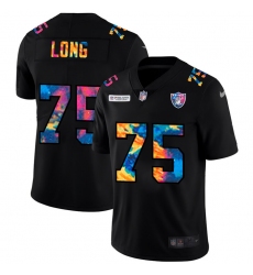 Las Vegas Raiders 75 Howie Long Men Nike Multi Color Black 2020 NFL Crucial Catch Vapor Untouchable Limited Jersey