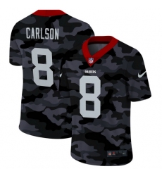 Las Vegas Raiders 8 Daniel Carlson Men Nike 2020 Black CAMO Vapor Untouchable Limited Stitched NFL Jersey