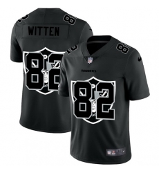Las Vegas Raiders 82 Jason Witten Men Nike Team Logo Dual Overlap Limited NFL Jersey Black