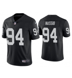 Las Vegas Raiders 94 Carl Nassib Vapor Limited Black Jersey