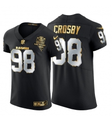 Las Vegas Raiders 98 Maxx Crosby Men Nike Black Edition Vapor Untouchable Elite NFL Jersey