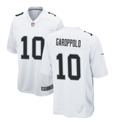 Men Las Vegas Raiders 10 Jimmy GaroppoloWhite Vapor Untouchable Limited Stitched Jersey  281 29