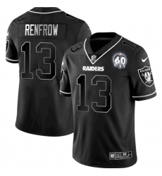 Men Las Vegas Raiders 13 Hunter Renfrow Black Shadow Vapor Limited Stitched Jersey