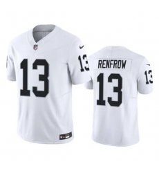 Men Las Vegas Raiders 13 Hunter Renfrow White 2023 F U S E Vapor Untouchable Stitched Football Jersey