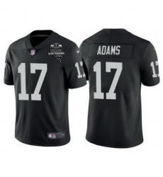 Men Las Vegas Raiders 17 Davante Adams Black With 2020 Inaugural Season Patch Vapor Limited Stitched jersey