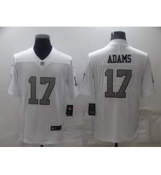 Men Las Vegas Raiders 17 Davante Adams White Color Rush Limited Stitched jersey