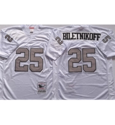 Men Las Vegas Raiders 25 Fred Biletnikoff White Limited Stitched jersey