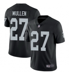 Men Las Vegas Raiders 27 Trayvon Mullen Black Vapor Limited Stitched Jersey