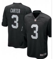 Men Las Vegas Raiders 3 DeAndre Carter Vapor Limited Black Jersey