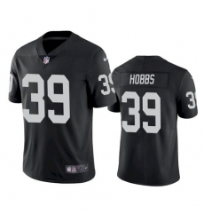 Men Las Vegas Raiders 39 Nate Hobbs Black Vapor Limited Jersey