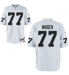 Men Las Vegas Raiders 77 John Madden White Vapor Limited Jersey