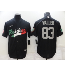 Men Las Vegas Raiders 83 Darren Waller Black Mexico Stitched Jersey
