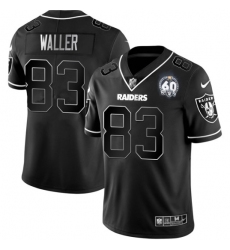 Men Las Vegas Raiders 83 Darren Waller Black Shadow Vapor Limited Stitched Jersey