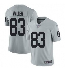 Men Las Vegas Raiders 83 Darren Waller Grey Vapor Untouchable Limited Stitched Jersey