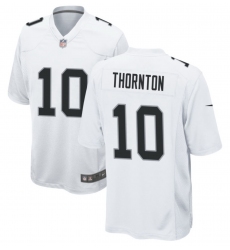 Men Los Vegas Raiders Dont'e Thornton Jr #10 White Stitched F U S E NFL Jersey