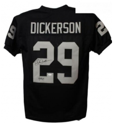 Men Raiders 28 Eric Dickerson Black Jersey