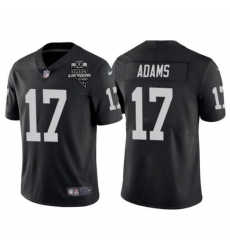 Men's Las Vegas Raiders #17 Davante Adams Black With 2020 Inaugural Season Patch Vapor Limited Stitched Jersey