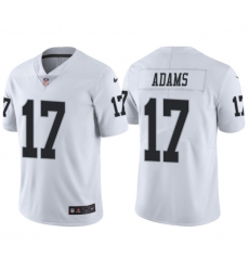 Men's Las Vegas Raiders #17 Davante Adams White Vapor Limited Stitched Jersey