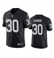 Men's Las Vegas Raiders #30 Duron Harmon Black Vapor Untouchable Limited Stitched Jersey