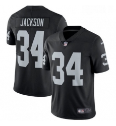 Mens Nike Oakland Raiders 34 Bo Jackson Black Team Color Vapor Untouchable Limited Player NFL Jersey