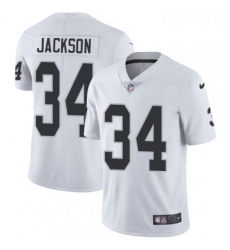 Mens Nike Oakland Raiders 34 Bo Jackson White Vapor Untouchable Limited Player NFL Jersey