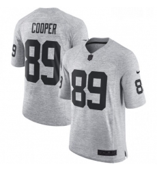 Mens Nike Oakland Raiders 89 Amari Cooper Limited Gray Gridiron II NFL Jersey