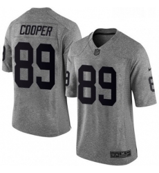 Mens Nike Oakland Raiders 89 Amari Cooper Limited Gray Gridiron NFL Jersey